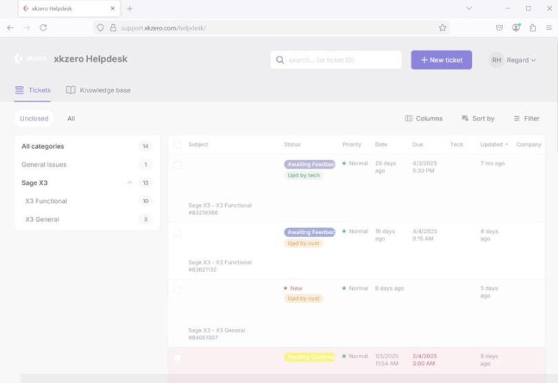 main interface